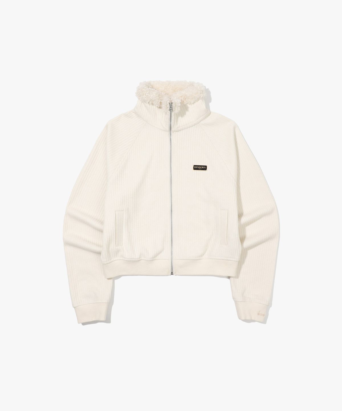 디아도라(diadora) 세일러카라 립 트레이닝 자켓 우먼 IVORY