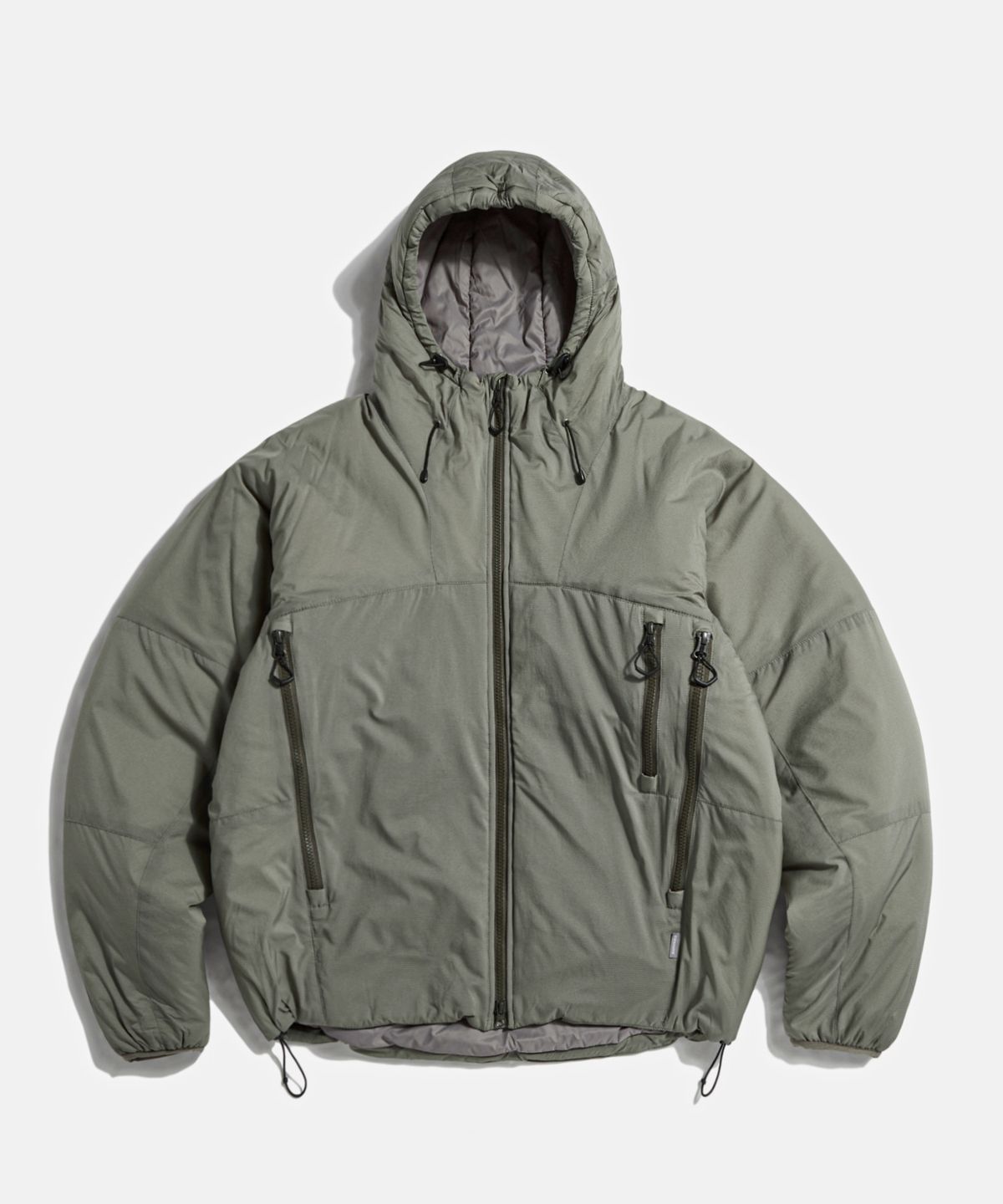 에스피오나지(ESPIONAGE) Insulated Hiking Jacket Grey Olive