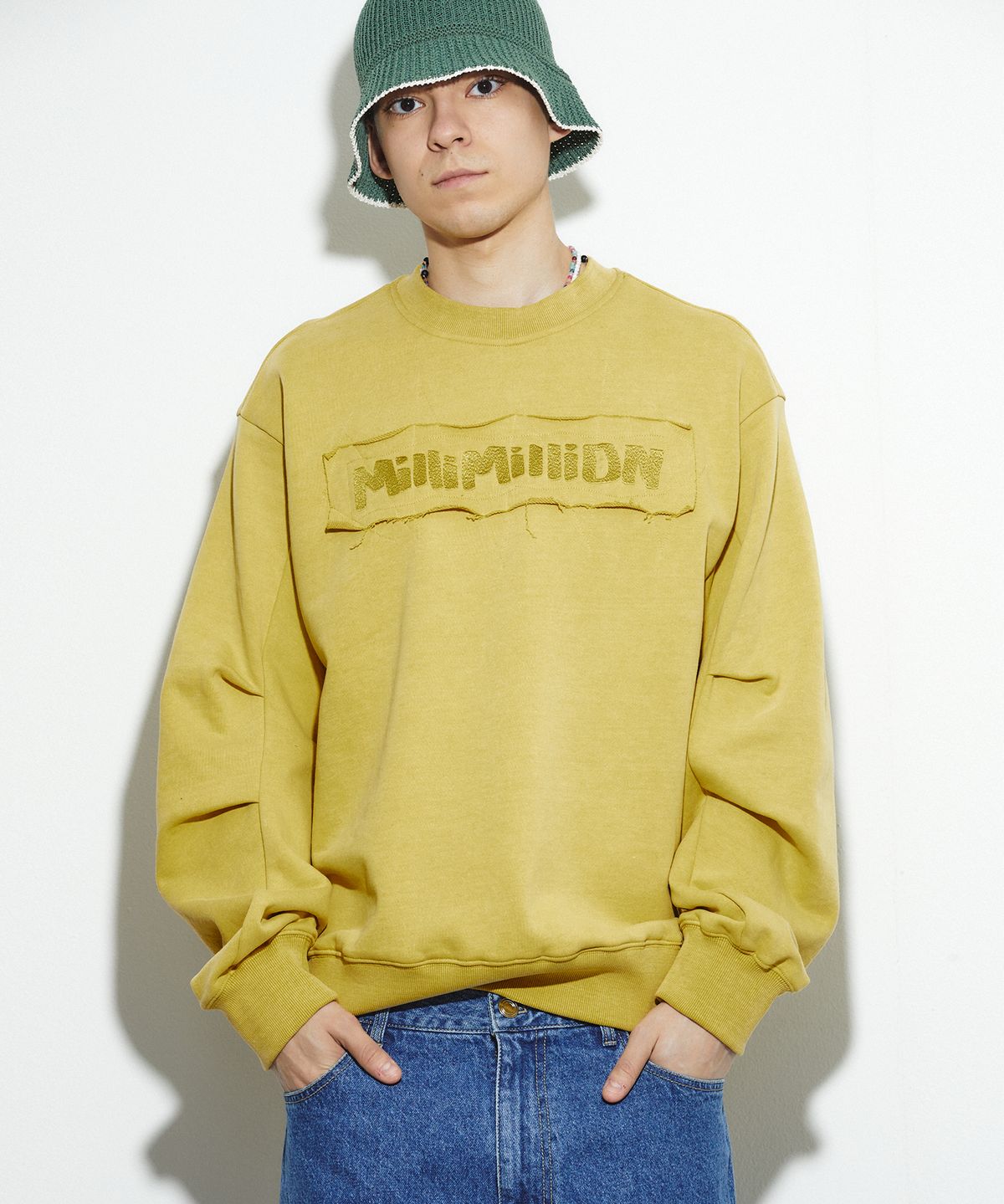 밀리밀리언(MILLIMILLION) COBBLESTONE VINTAGE  MTM T11-YELLOW