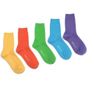 [비비드 컬러 5팩]WORK0-middle 기본 립양말