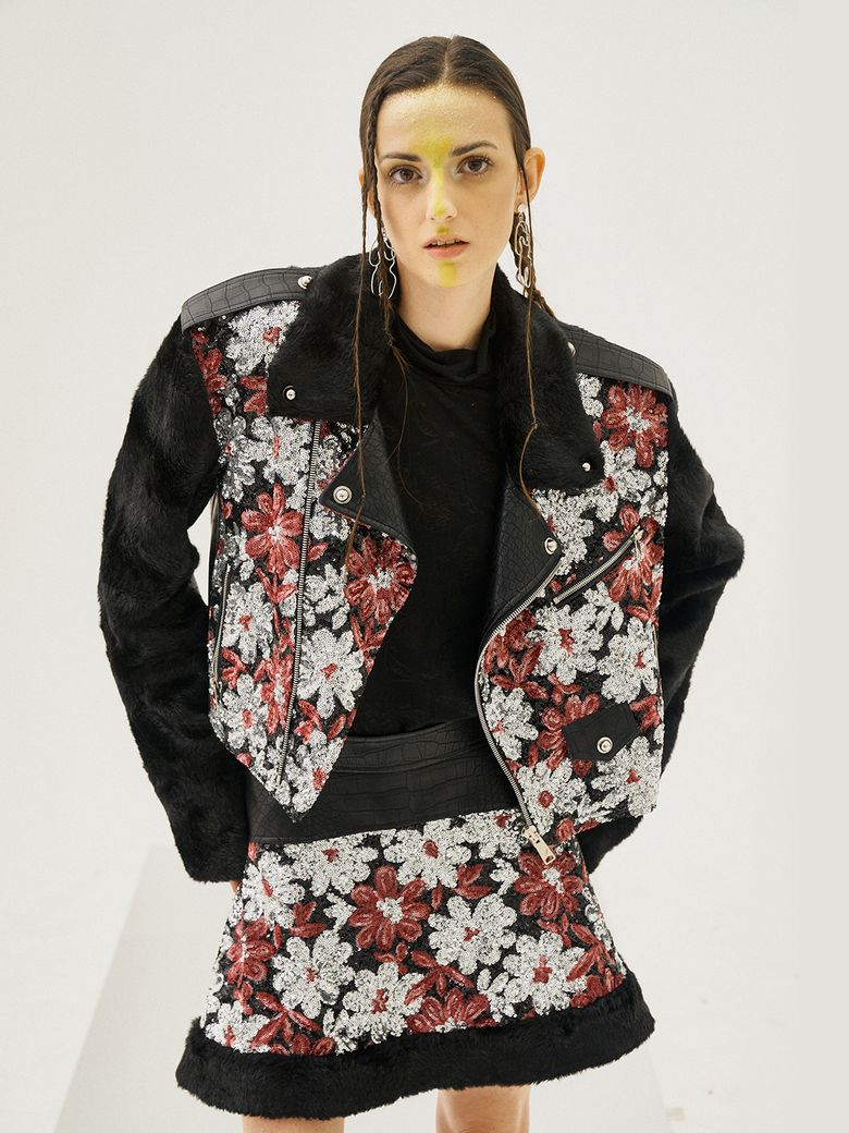 Embroidered Motor-Cycle Jacket