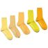[옐로우 컬러 5팩]WORK0-middle 기본 립양말