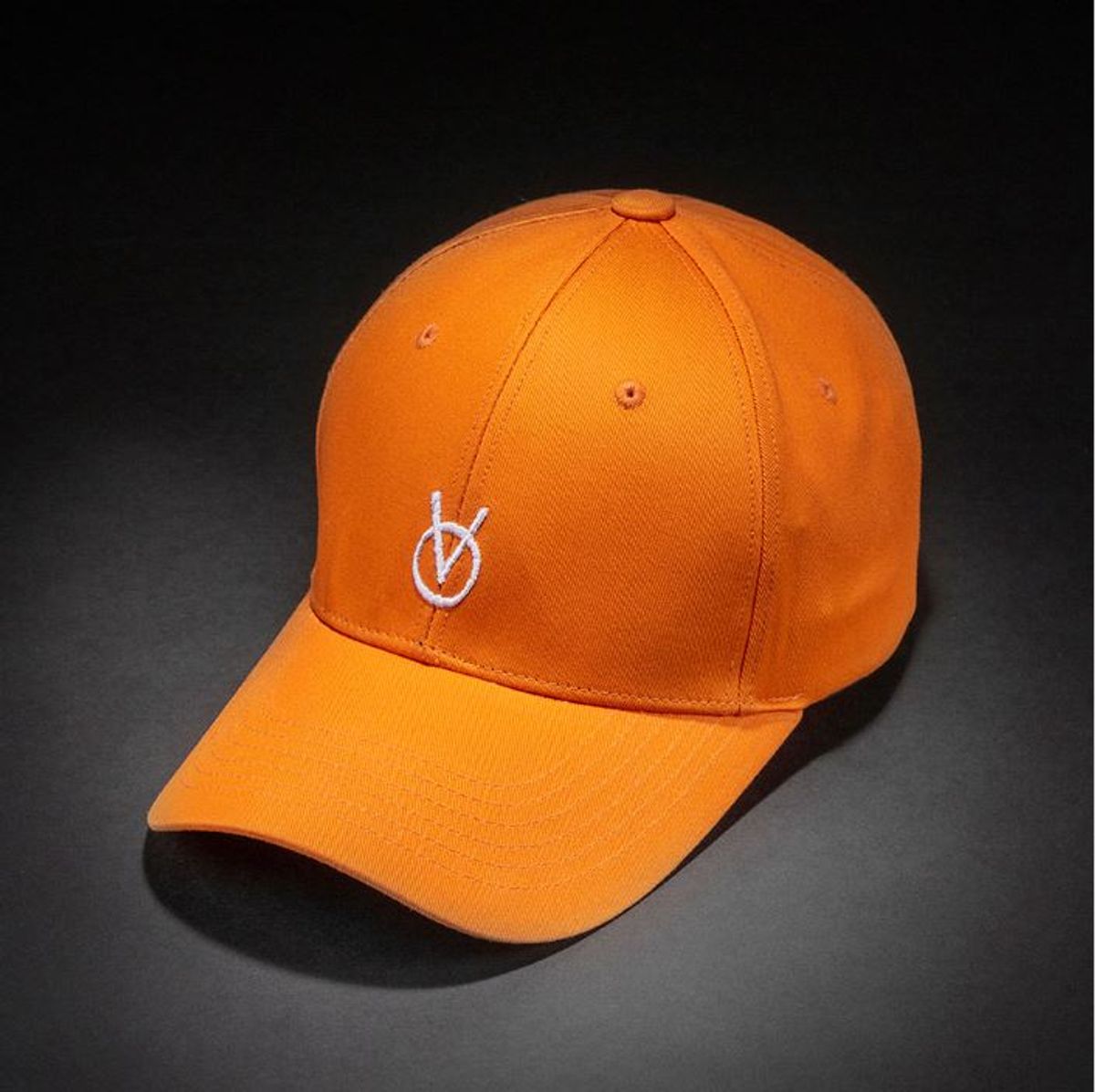 빈스모크(VINSMOKE) OV Small Logo ORANGE 볼캡 HARD FIT