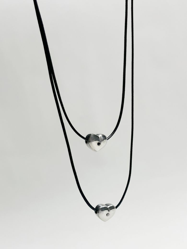 Heart dot Leather N.(2color)