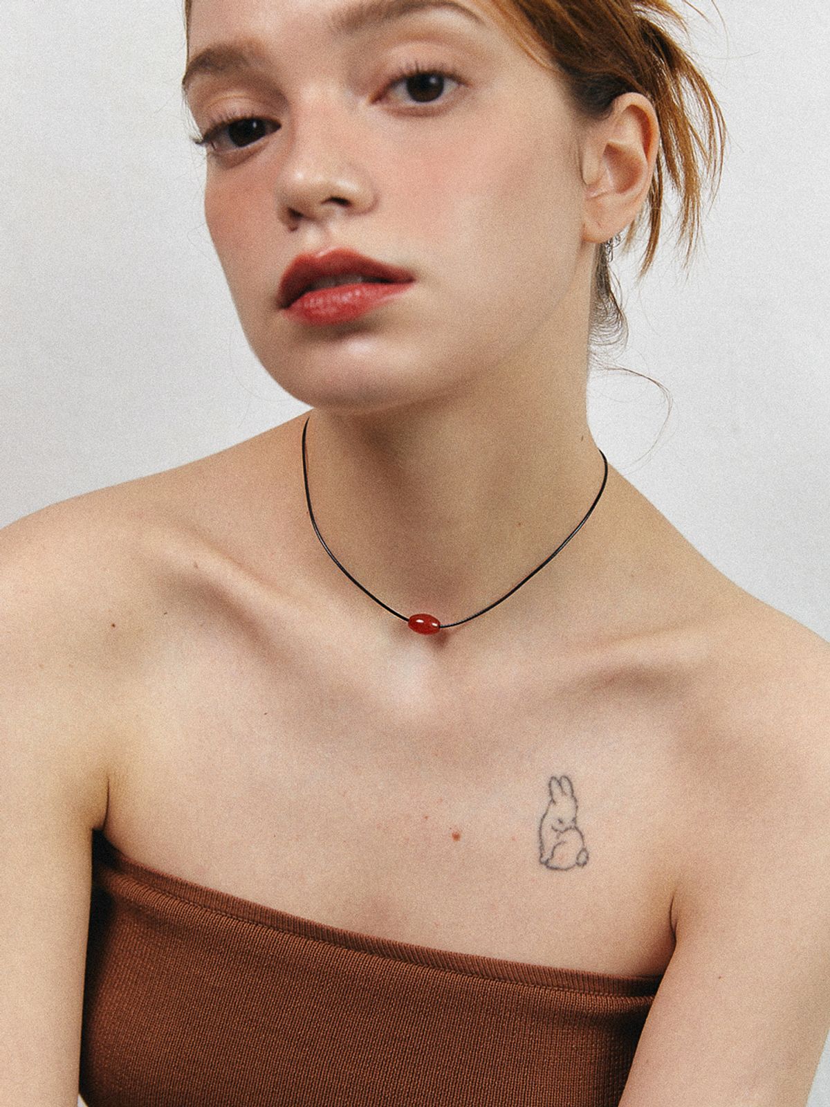 애플파이오더(APPLE PIE ORDER) Candy Leather Choker.(2color)