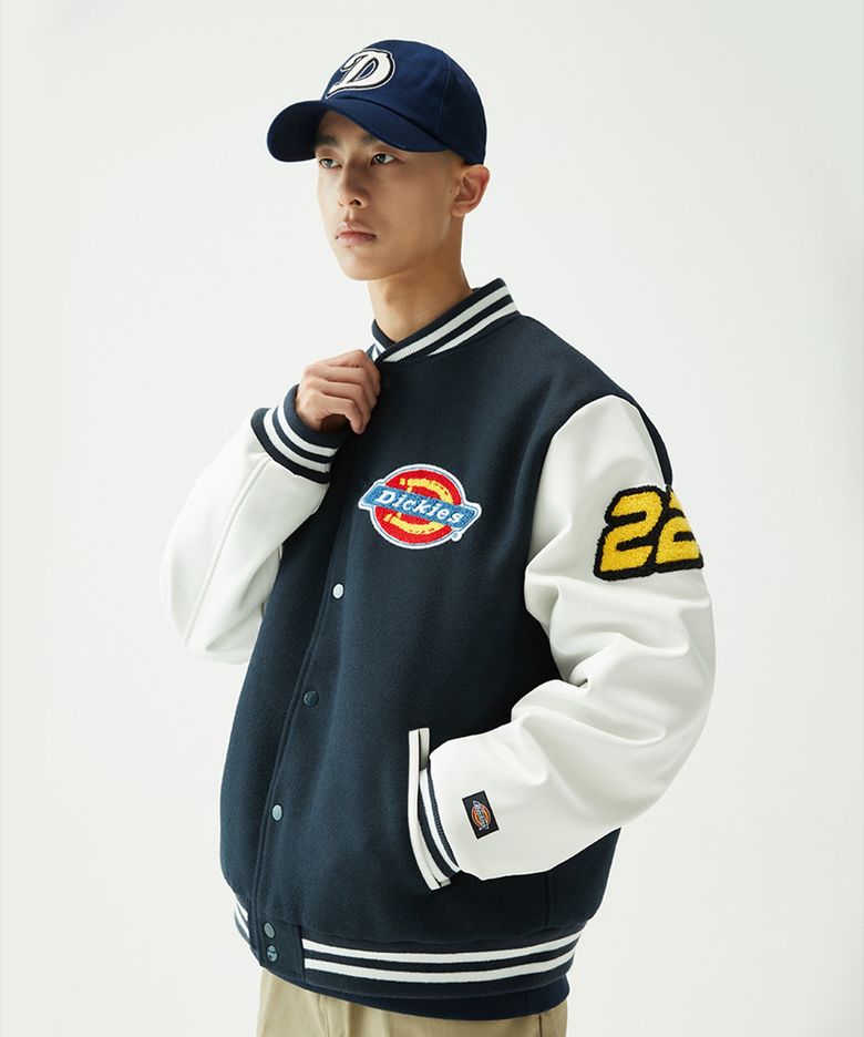 D 아트워크 볼캡 Navy
