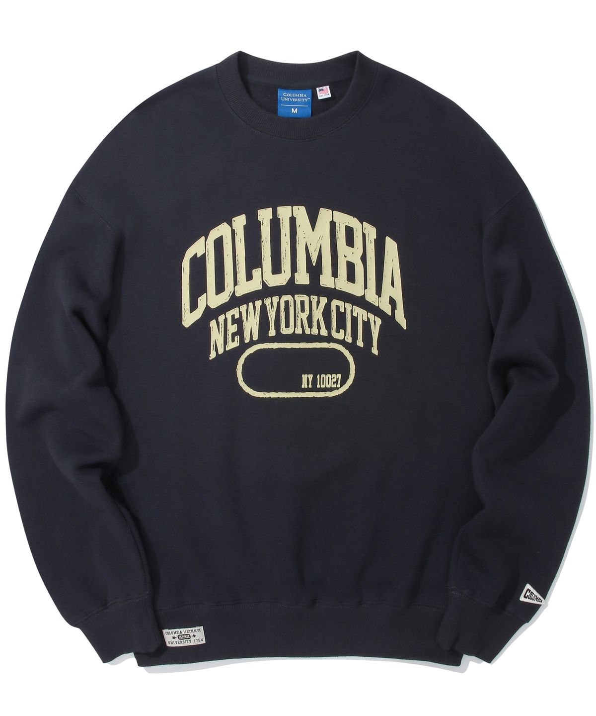 컬럼비아 유니버시티(COLUMBIA UNIVERSITY) NY10027 PAINTING LOGO FLEECE SWEATSHIRTS 크라운네이비