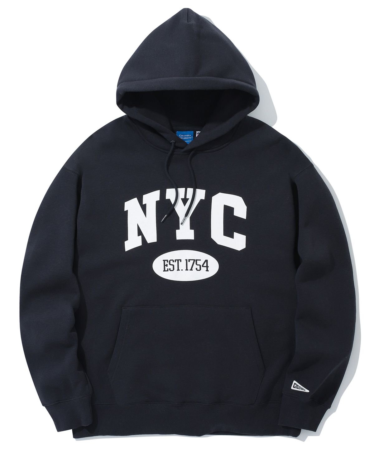컬럼비아 유니버시티(COLUMBIA UNIVERSITY) NYC ARCH LOGO FLEECE HOODIE 크라운네이비