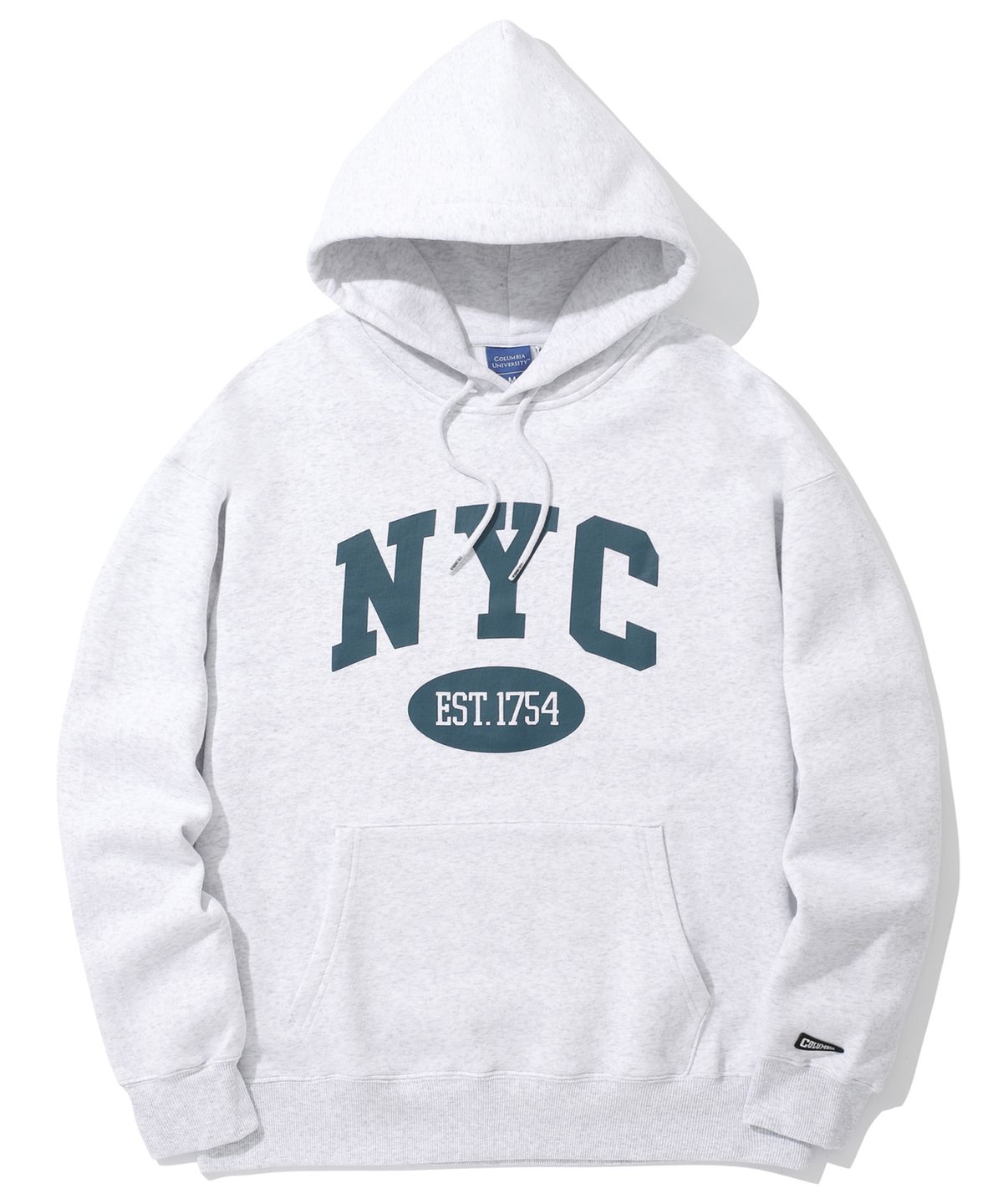 컬럼비아 유니버시티(COLUMBIA UNIVERSITY) NYC ARCH LOGO FLEECE HOODIE 라이트M그레이