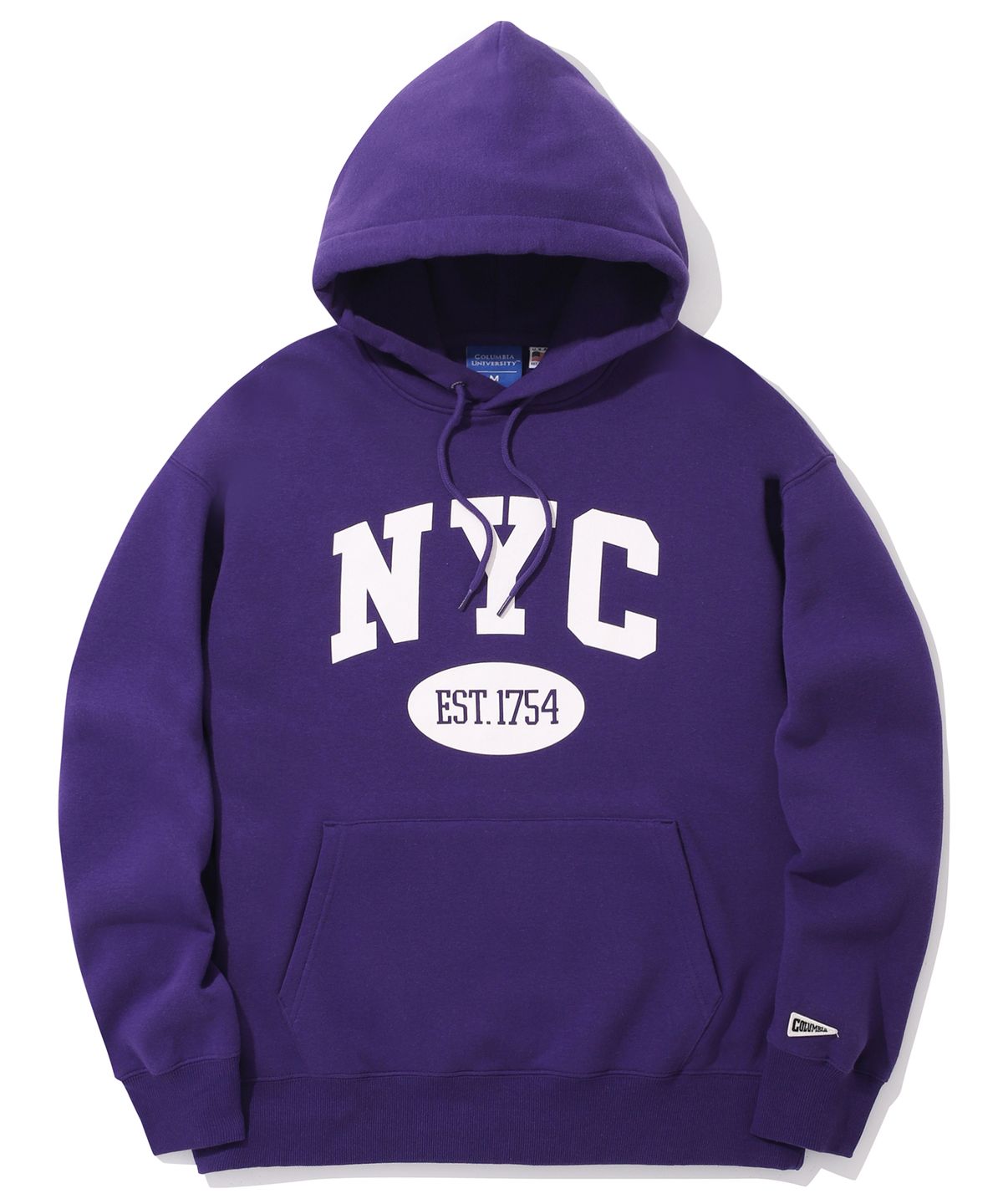 컬럼비아 유니버시티(COLUMBIA UNIVERSITY) NYC ARCH LOGO FLEECE HOODIE 빈티지퍼플