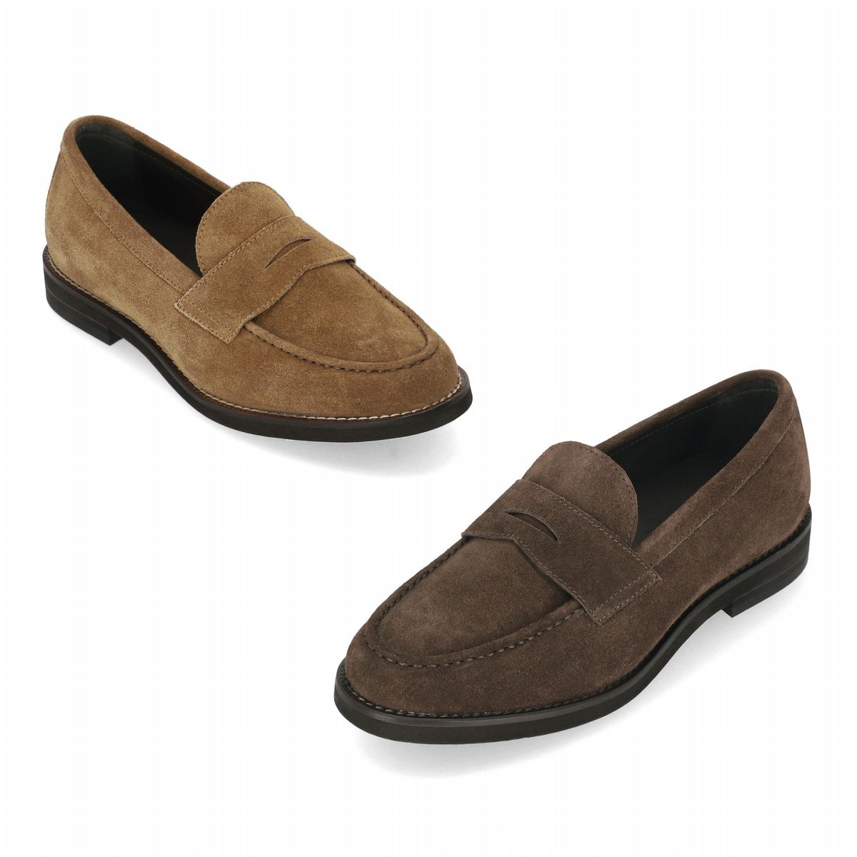 엘칸토(ELCANTO) 인텐스 남성 스웨이드 페니 로퍼 2.5cm LCMD68I34V
