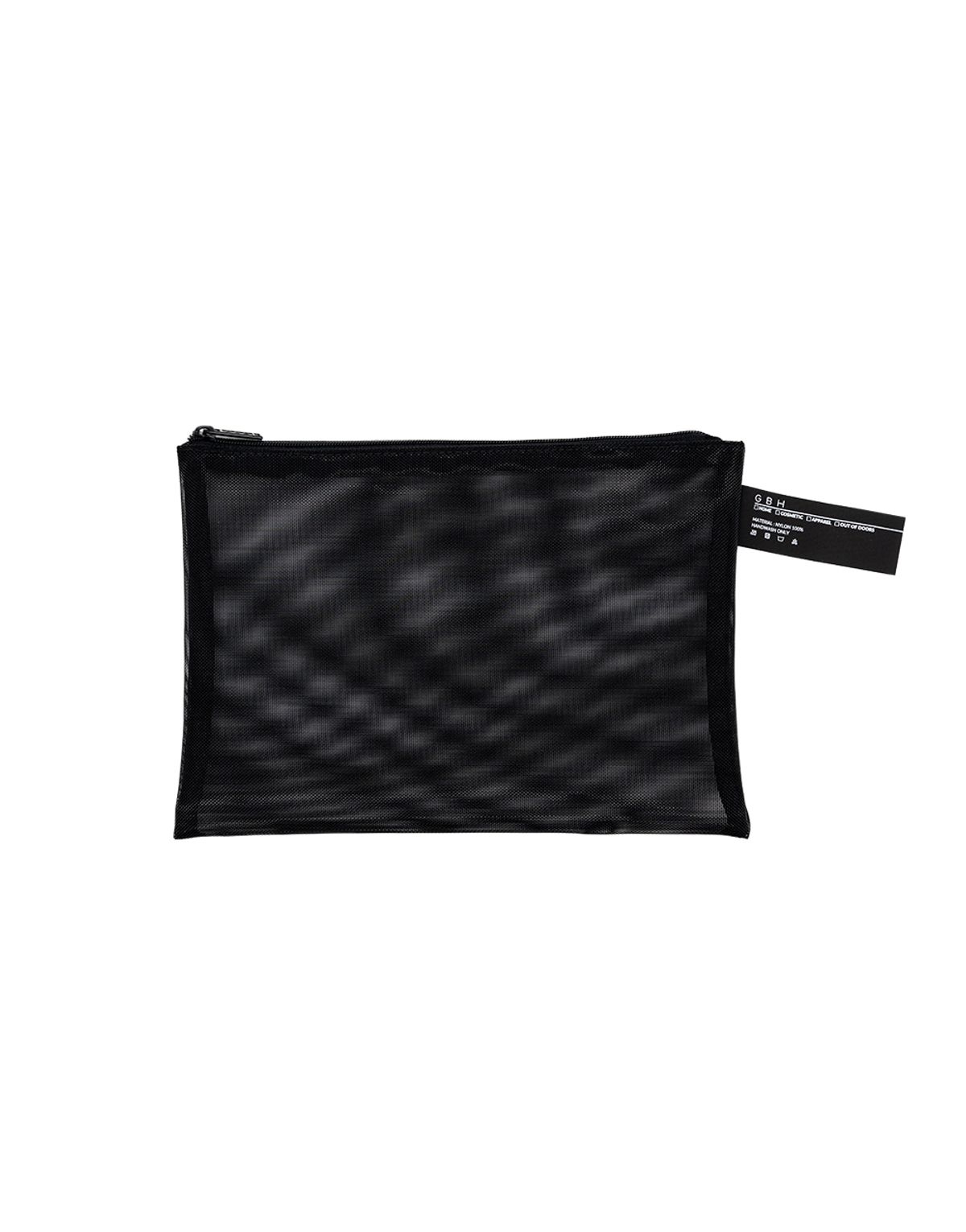 지비에이치 홈(GBH HOME) MONO MESH POUCH BLACK 모노메시파우치