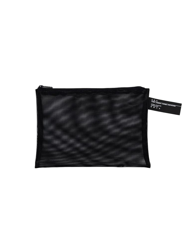 MONO MESH POUCH BLACK 모노메시파우치