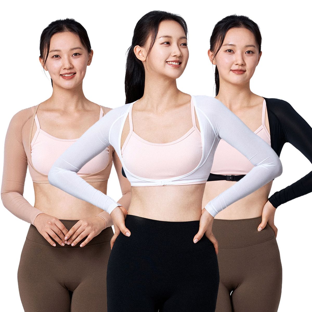 티에스스포츠(TS SPORTS) 여성 골프웨어 메쉬 볼레로 이너웨어 언더레이어