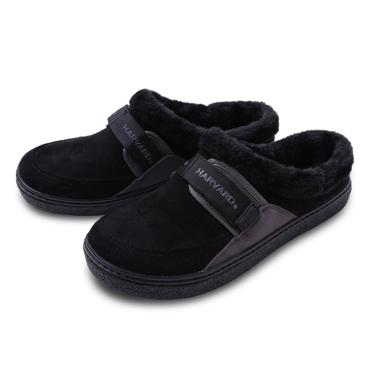 하버드 슈즈(HARVARD SHOES) 인베노 남여공용 퍼 슬립온 블랙