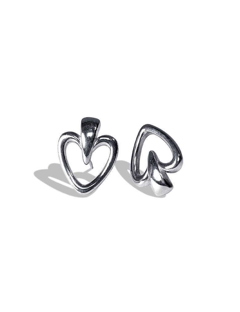 HEART TARGET EARRING
