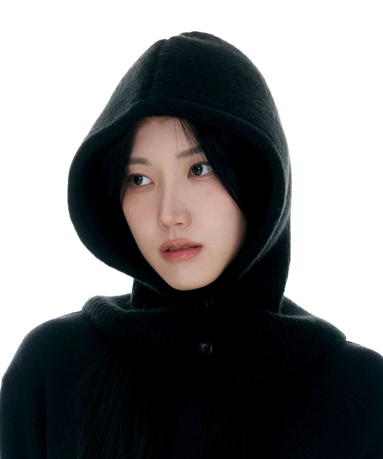 울 바라클라바 (블랙)