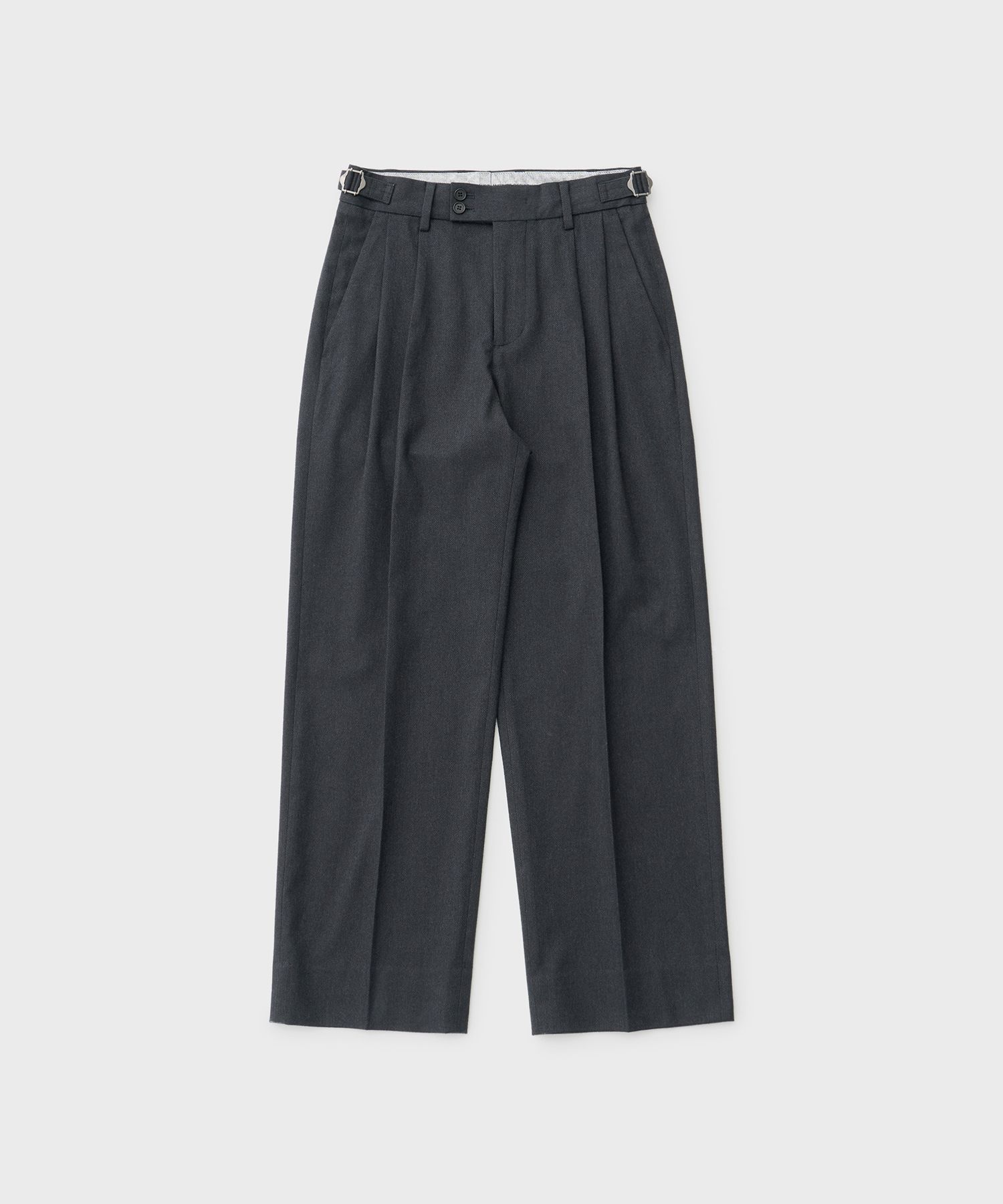 MUSINSA | ANOTHER OFFICE Santiago Mild Slacks (Navy-Twill)
