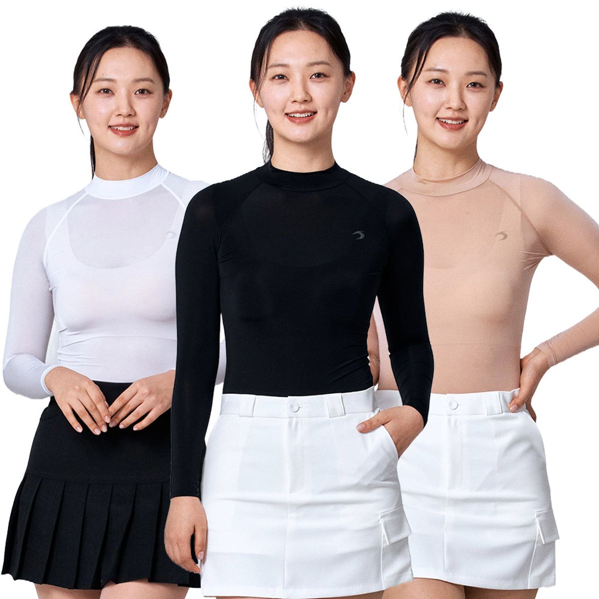 티에스스포츠(TS SPORTS) 여성 골프웨어 하프넥 이너웨어 언더레이어