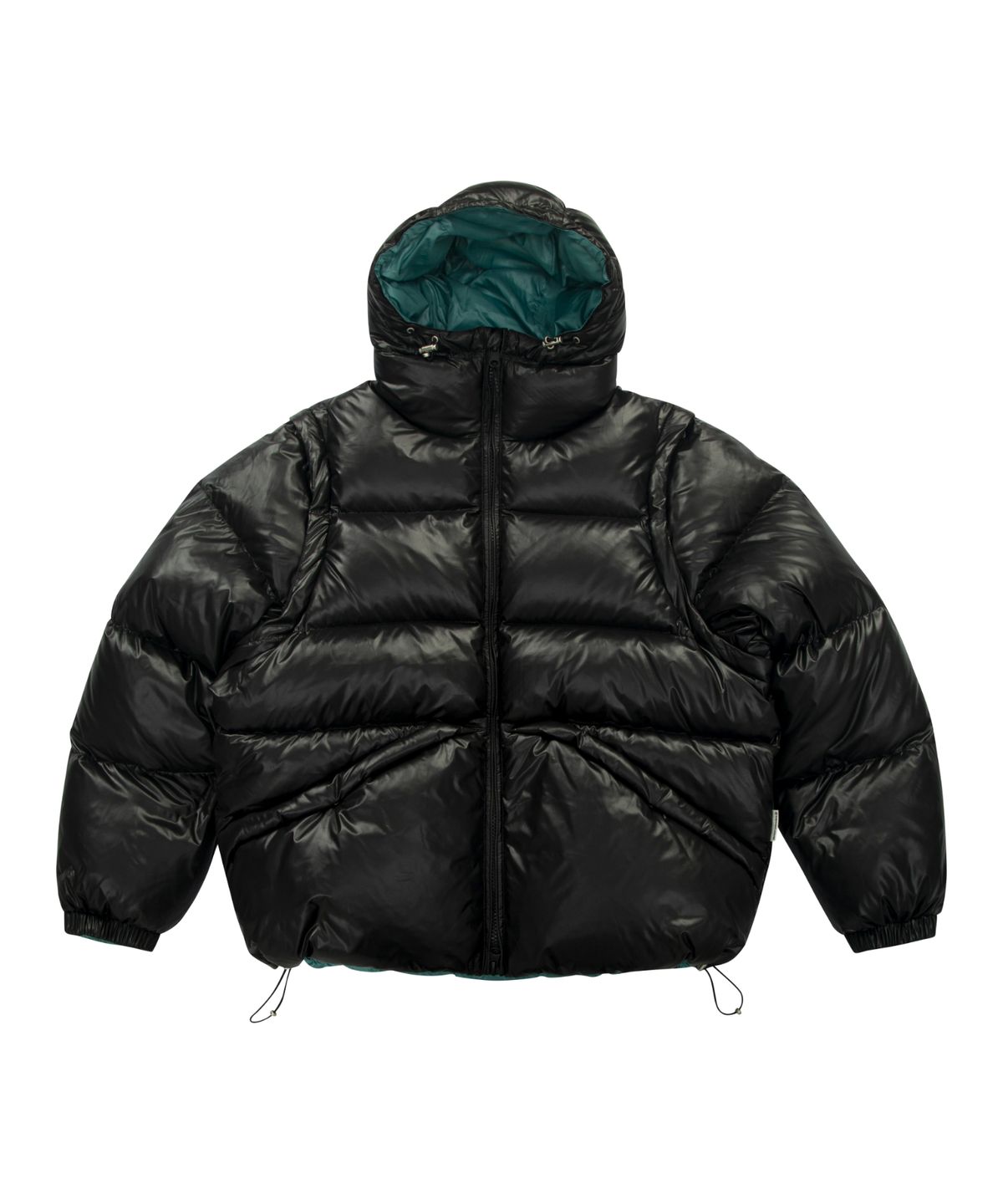 더바이닐하우스(THEVINYLHOUSE) REVERSIBLE PADDED JACKET BLACK (VH2DWUB900A)