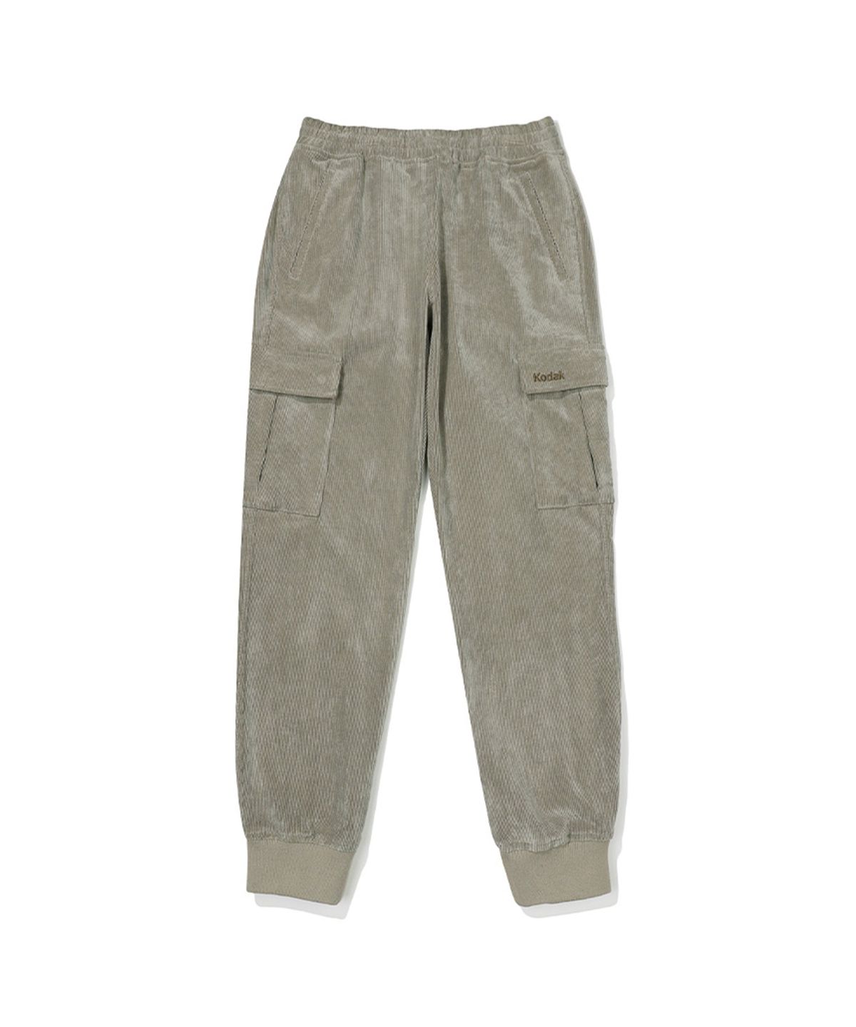 코닥(KODAK) 에센셜 코듀로이 기모 카고 조거 팬츠 KHAKI