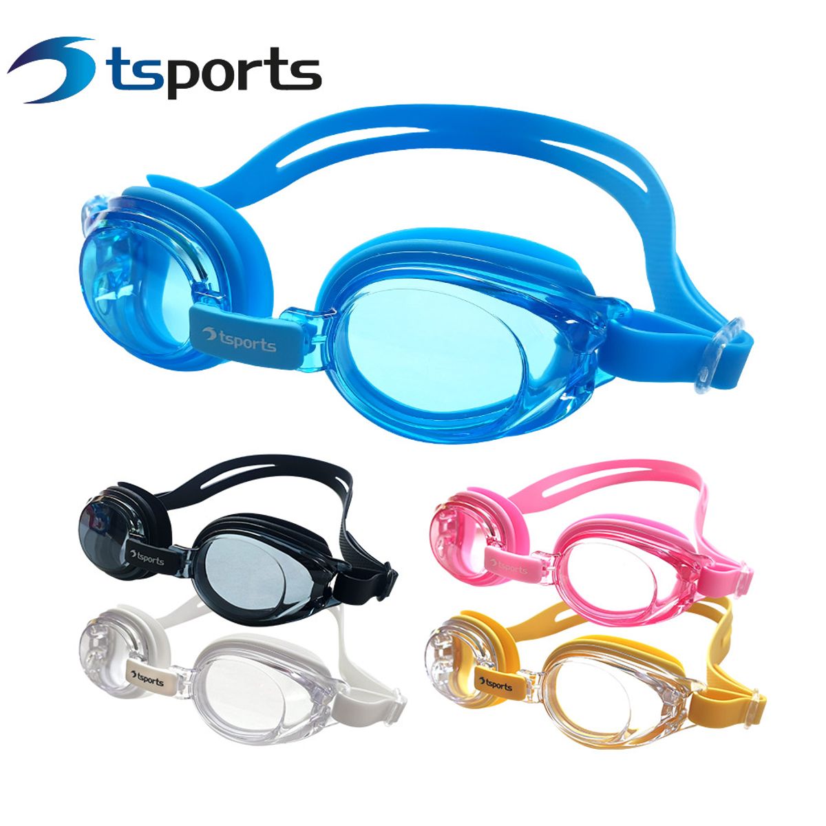 티에스스포츠(TS SPORTS) 아동 수경 김서림방지 물안경 TS-M100J