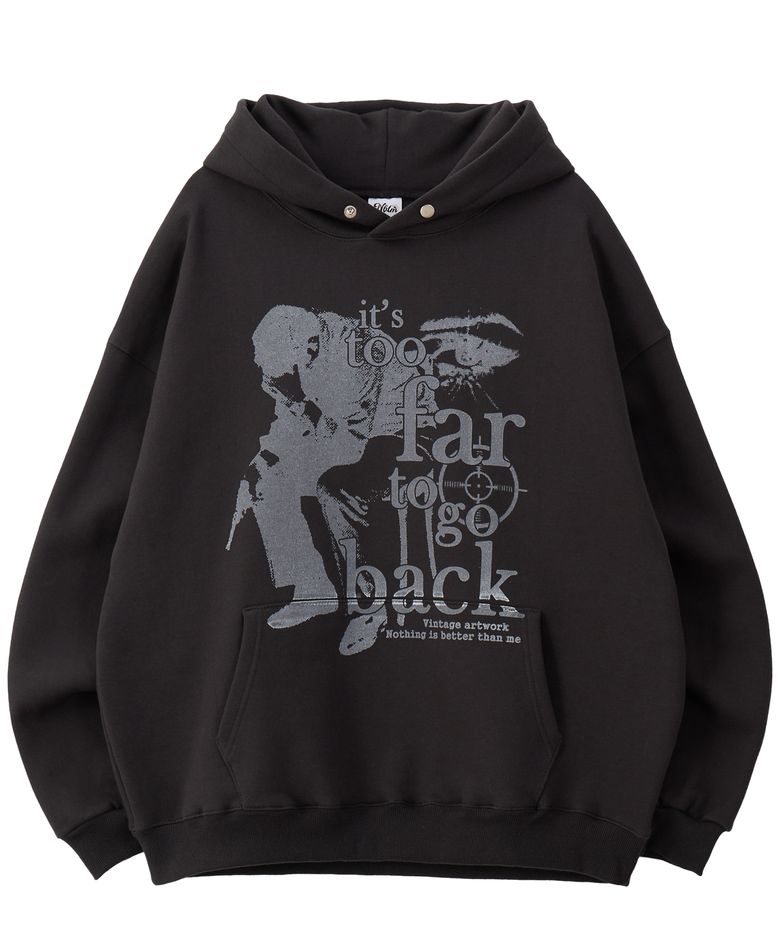 VINTAGE ARTWORK HOODIE_charcoal