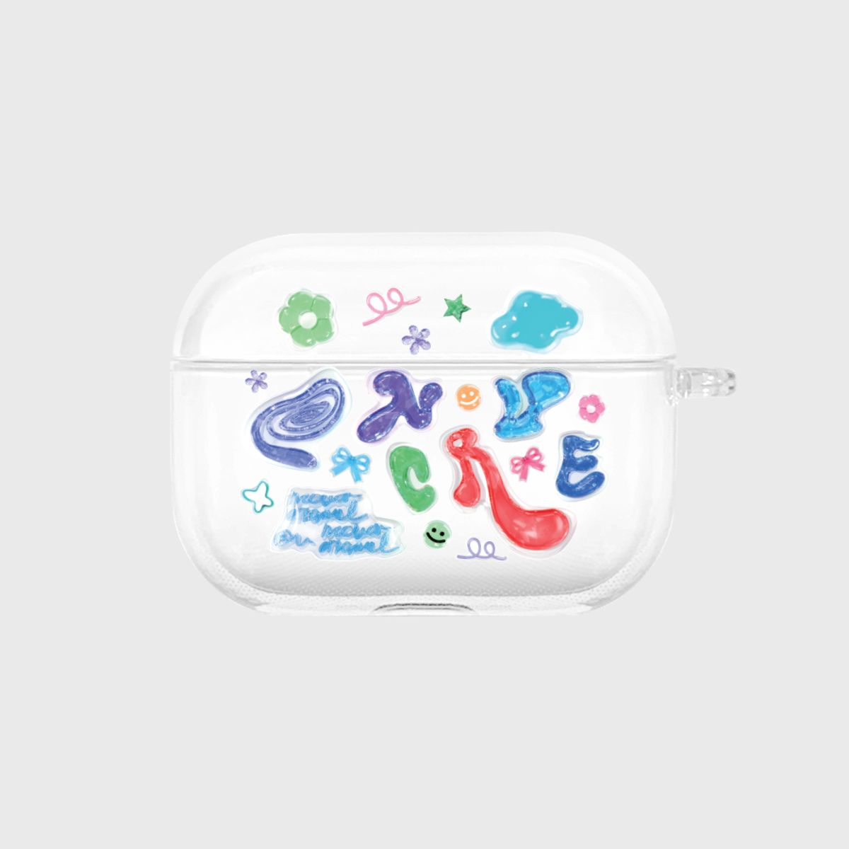 앤커버(NCOVER) RESIN LOGO PARTS-CLEAR(에어팟시리즈)
