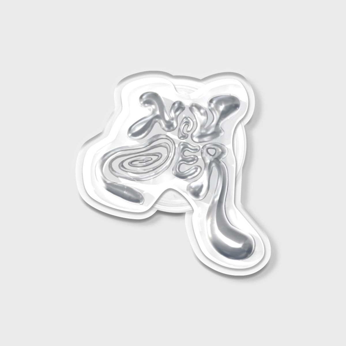 앤커버(NCOVER) TWISTED NCOVER LOGO-STEEL(아크릴스마트톡)