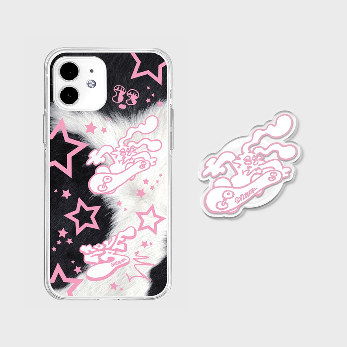 앤커버(NCOVER) SKATE BOARDING STARS-SET(젤리 + 아크릴스마트톡)