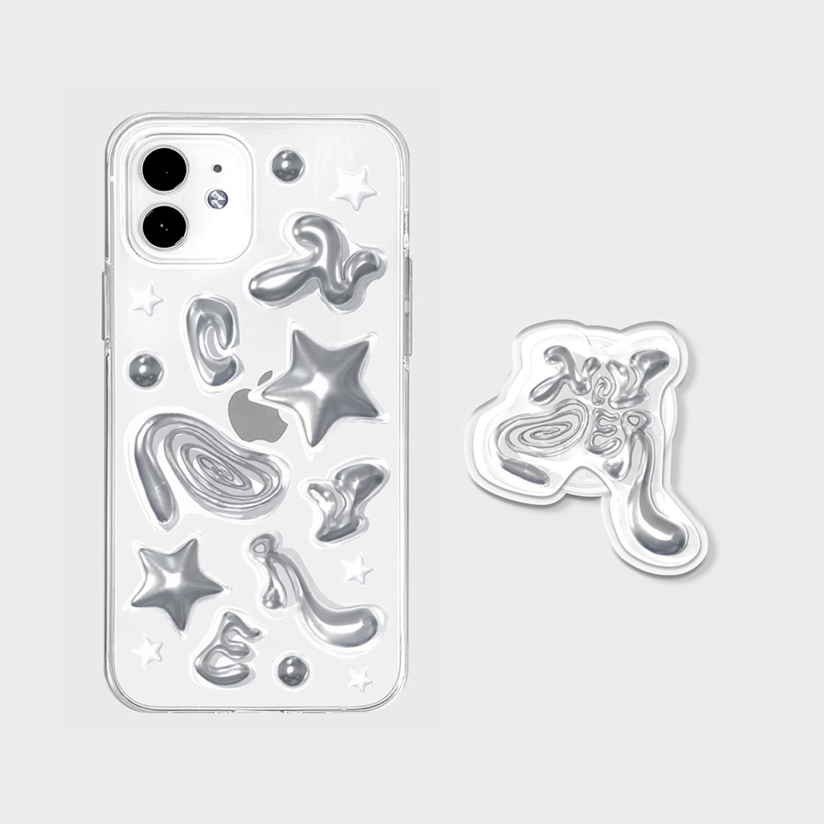 앤커버(NCOVER) STEEL TWISTED LOGO-SET(젤리 + 아크릴스마트톡)