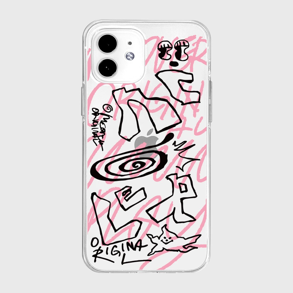 앤커버(NCOVER) ROUGHLY DRAW LOGO-CLEAR(젤리)