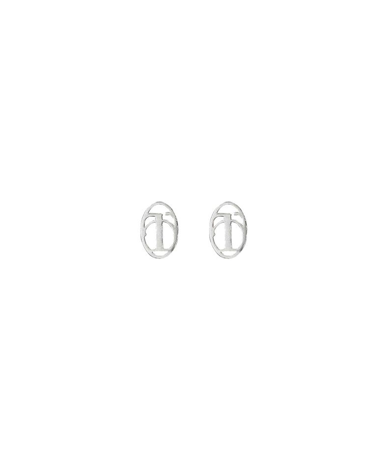 Logo Stud Earring [ Silver 92.5 ]