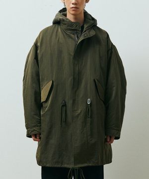 워시드 나일론 엠65 피쉬테일 파카_카키