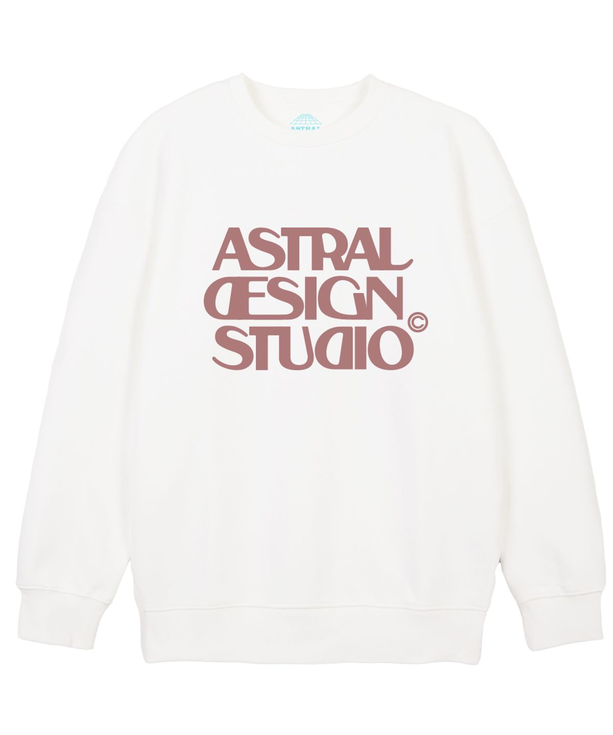 아스트랄 프로젝션(ASTRAL PROJECTION) 아스트랄 디자인 스튜디오 루즈핏 맨투맨_화이트