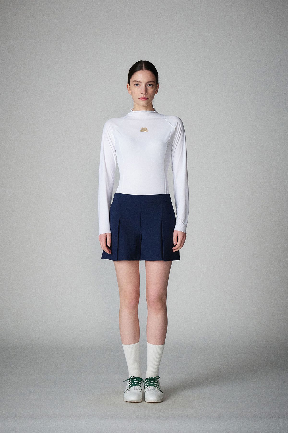 MUSINSA | EDITMENT Women's Essential Long Sleeve Innerwear White