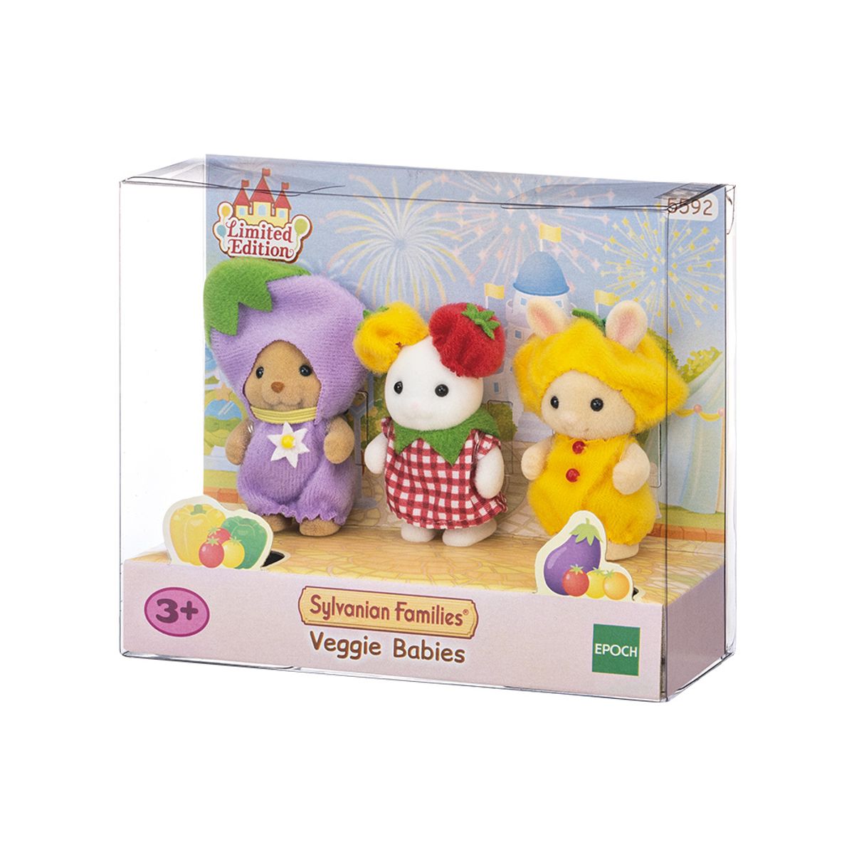 실바니안 패밀리(SYLVANIAN FAMILIES) 5592-베이비 코스튬 트리오 야채
