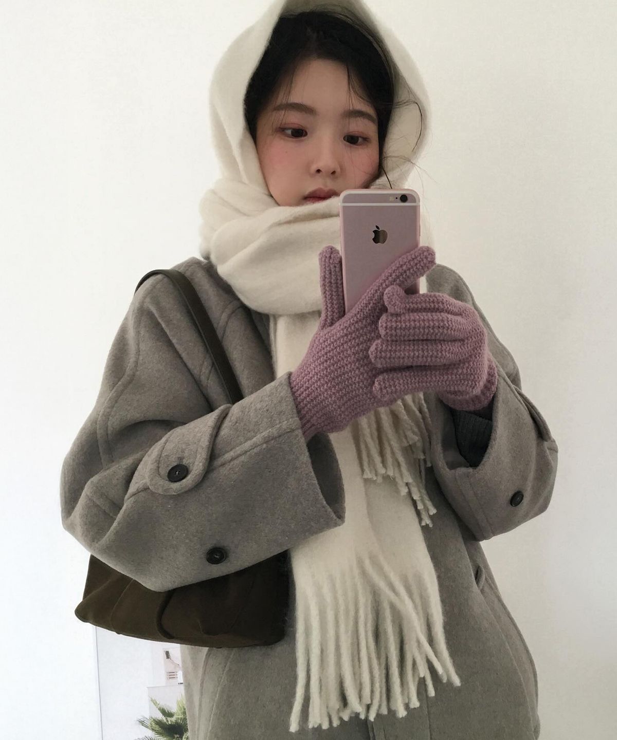 레더리(LEATHERY) 브러쉬드 롱 머플러 [10COLOR]