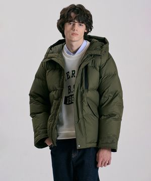 남성 숏기장 변형 다운 패딩점퍼 BNDDU415M