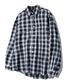 투 포켓 옴브레 체크 셔츠 (BLUE)