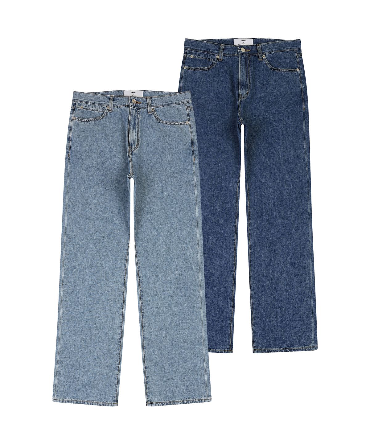 랩원오원(LAB101) [2PACK] TOM BASIC WASHED SOFT DENIM (3colors)