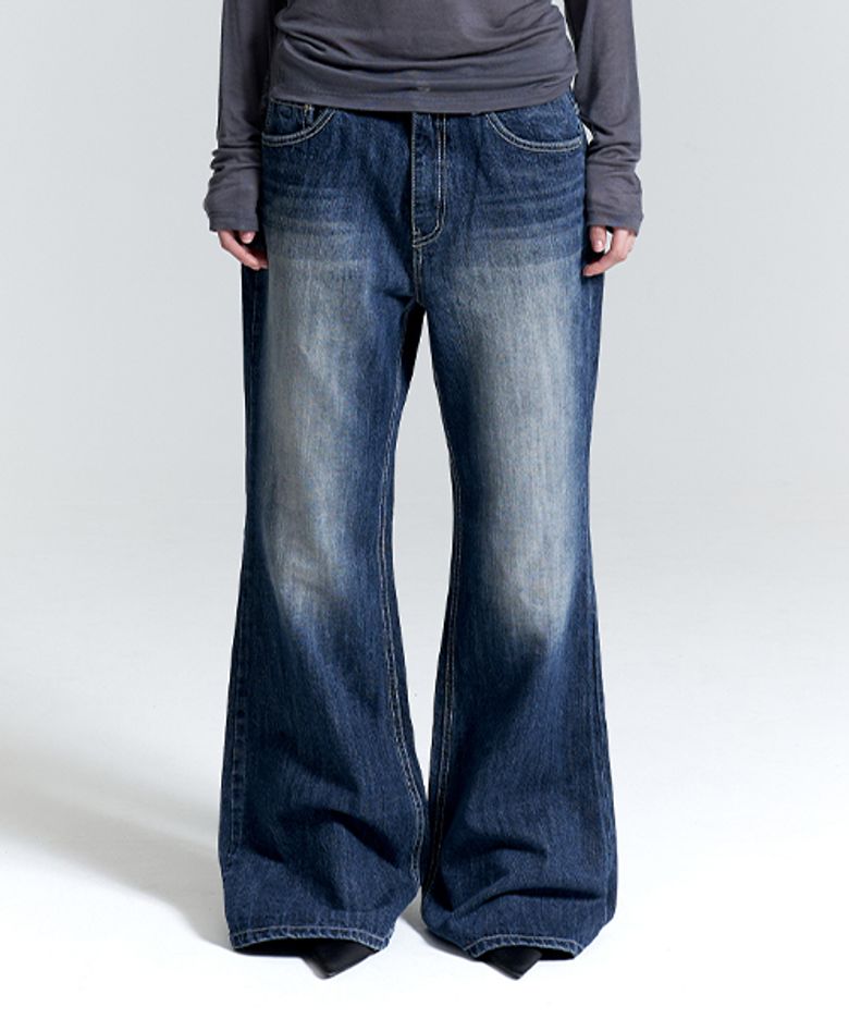 Marcia Low Rise Bootcut Jeans - Royal Blue