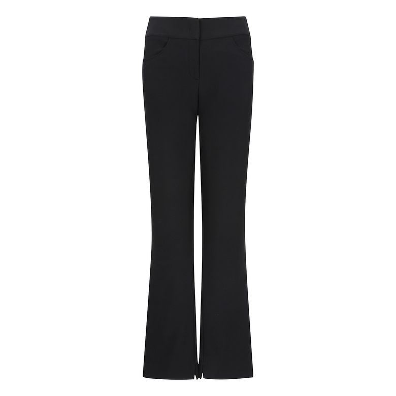 Logo Banding Bootcut Pants_Black