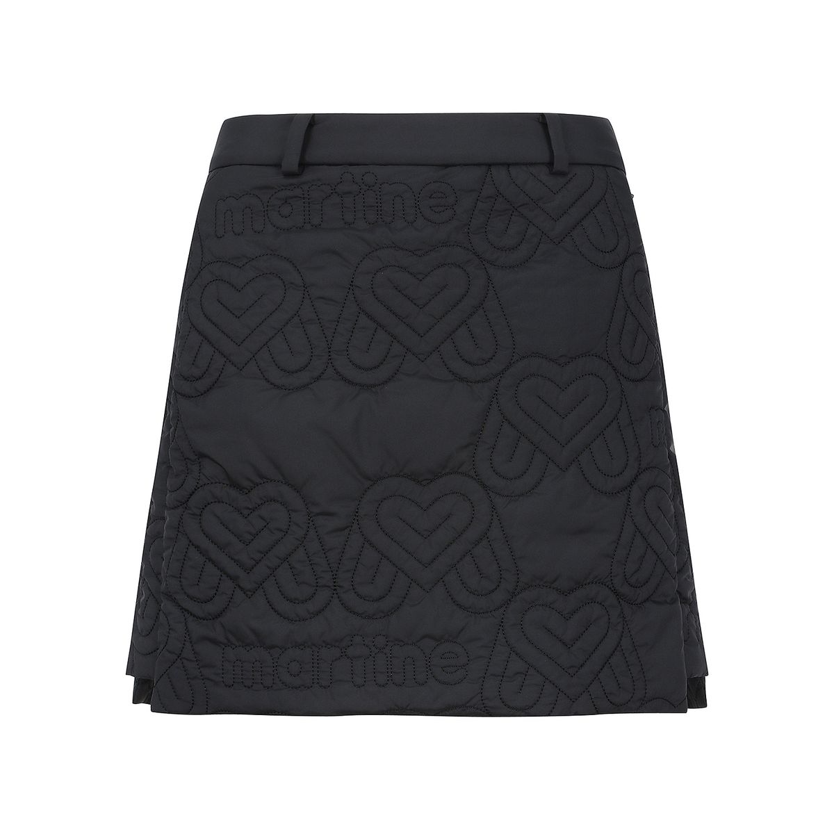 마틴골프(MARTINE GOLF) Logo Quilting Culotte_Black