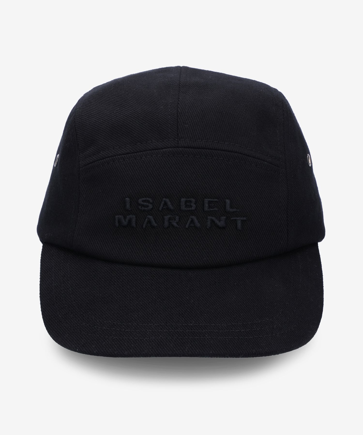 ◆Isabel Marant◆ Teddy Logo Ball Cap Black CQ008XFAA2C08ABK Tedji Cap Woman ecru and black | ISABEL MARANT Official