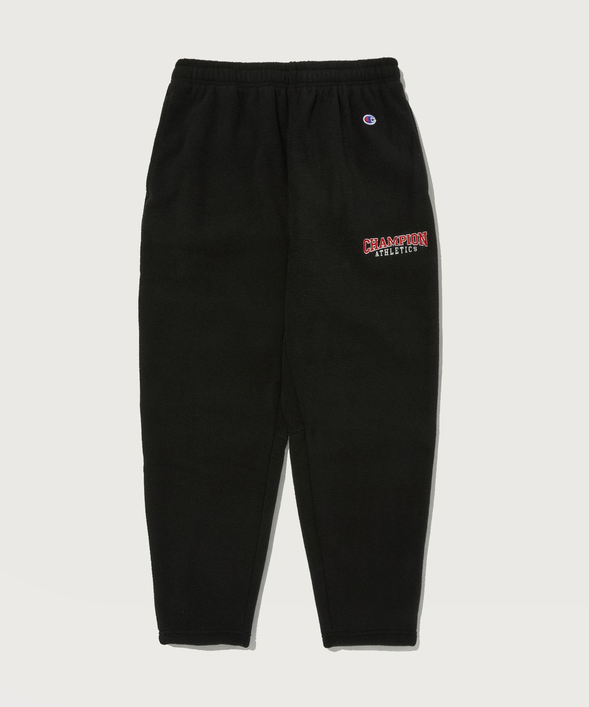 챔피온(CHAMPION) 플리스 밴딩 팬츠 Black
