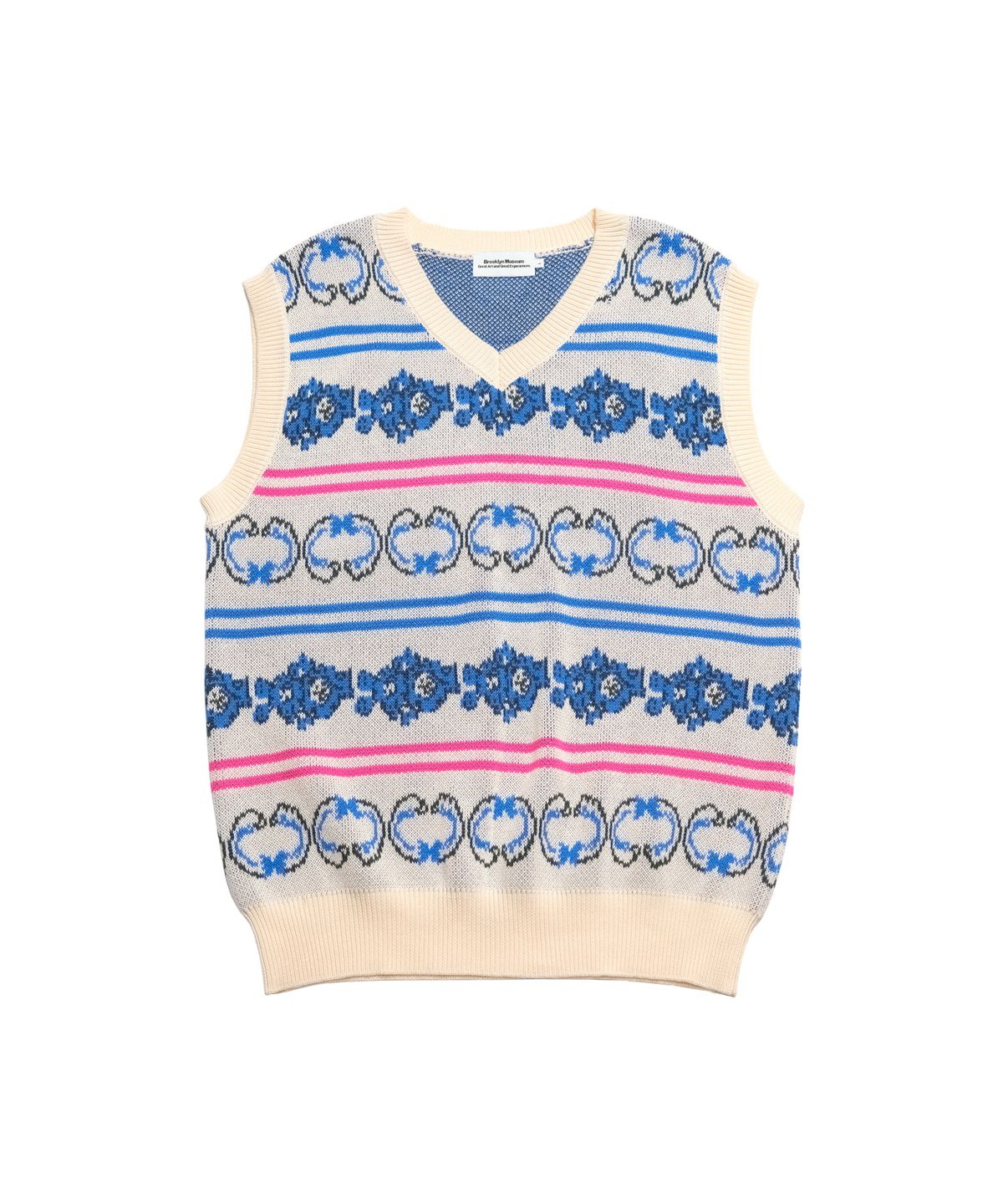 브루클린 뮤지엄(BROOKLYN MUSEUM) ANCIENT LEGACY KNIT VEST CREAM