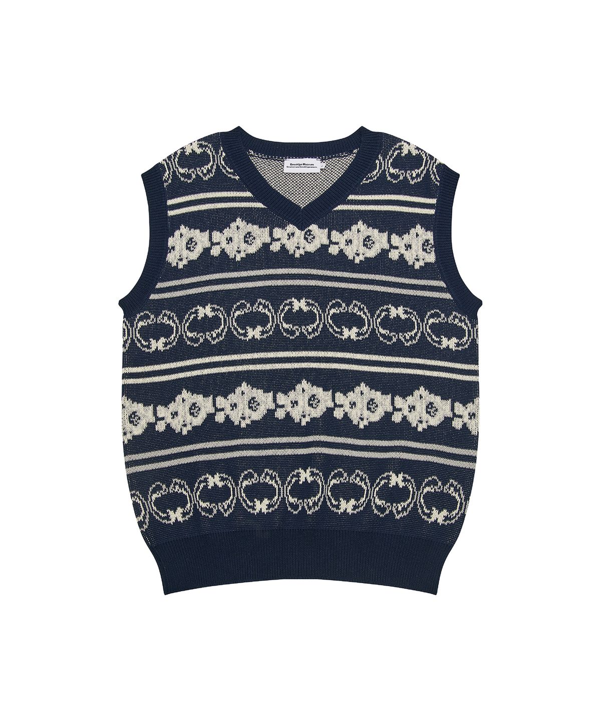 브루클린 뮤지엄(BROOKLYN MUSEUM) ANCIENT LEGACY KNIT VEST NAVY