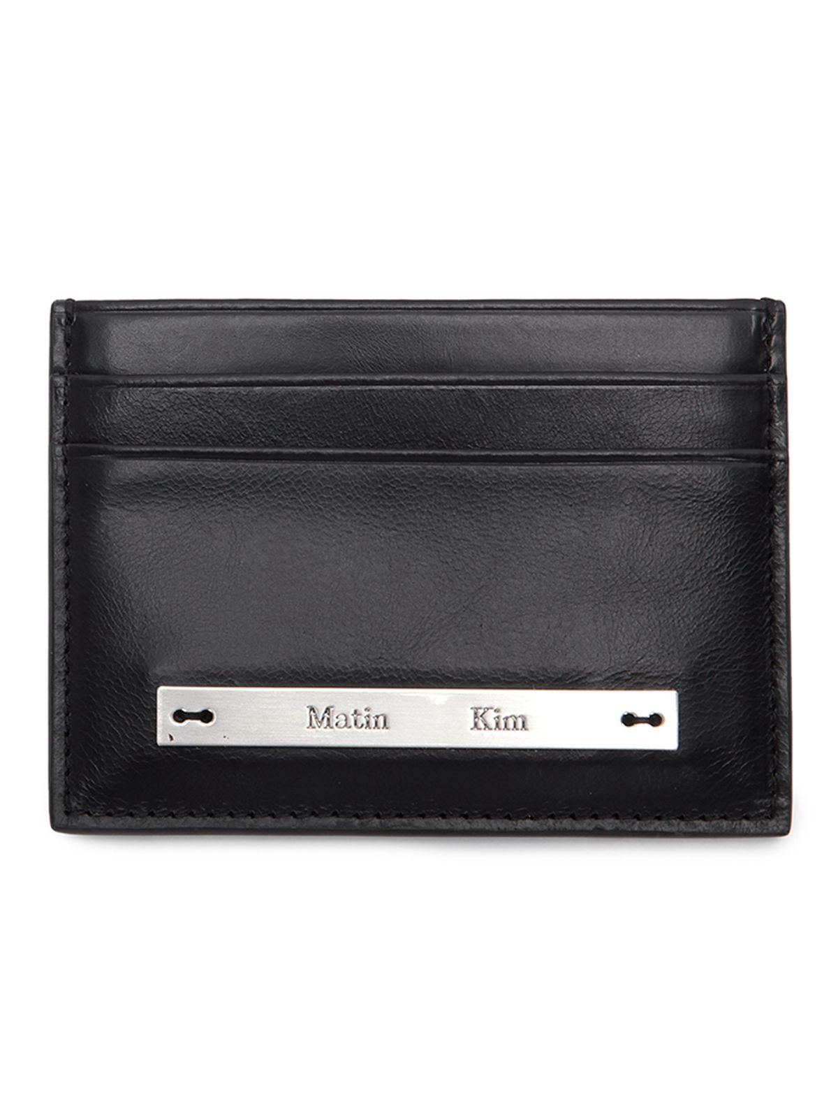 마뗑킴(MATIN KIM) VINTAGE CARD WALLET IN BLACK