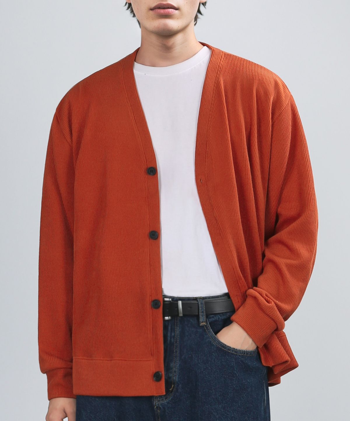 베리베인(VERYVAIN) GAFF TEX CARDIGAN (BRICK)
